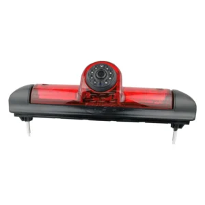 1080p Fiat Ducato brake light rear view camera white background